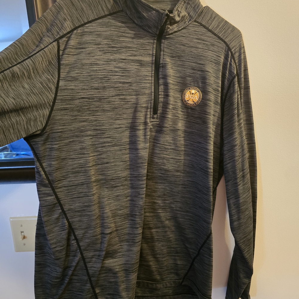 Men's Gray Quarter-Zip Jacket